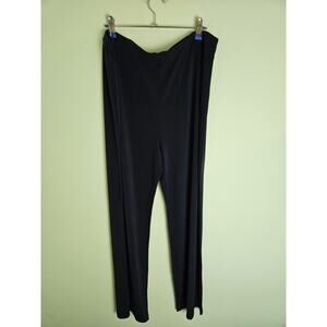 Zara Woman Navy Blue Casual Stretch Pants Plus Size 2X ~ Casual Loungewear